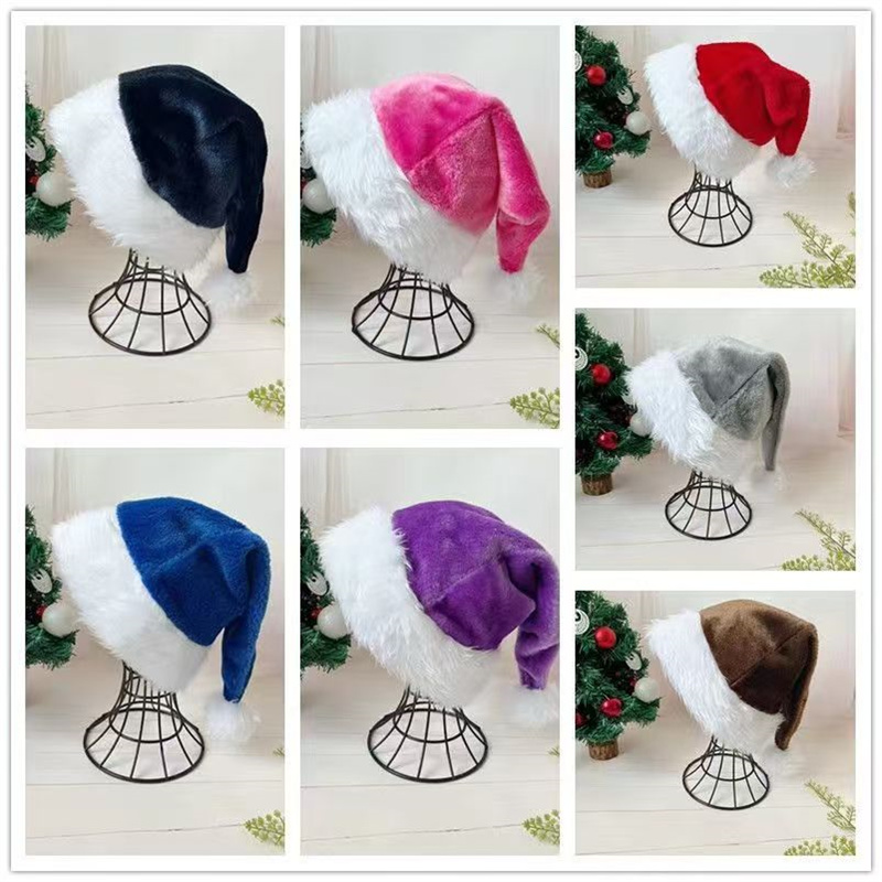 Santa Hat Plush - 30 * 45 cm Kerst Kerstmuts