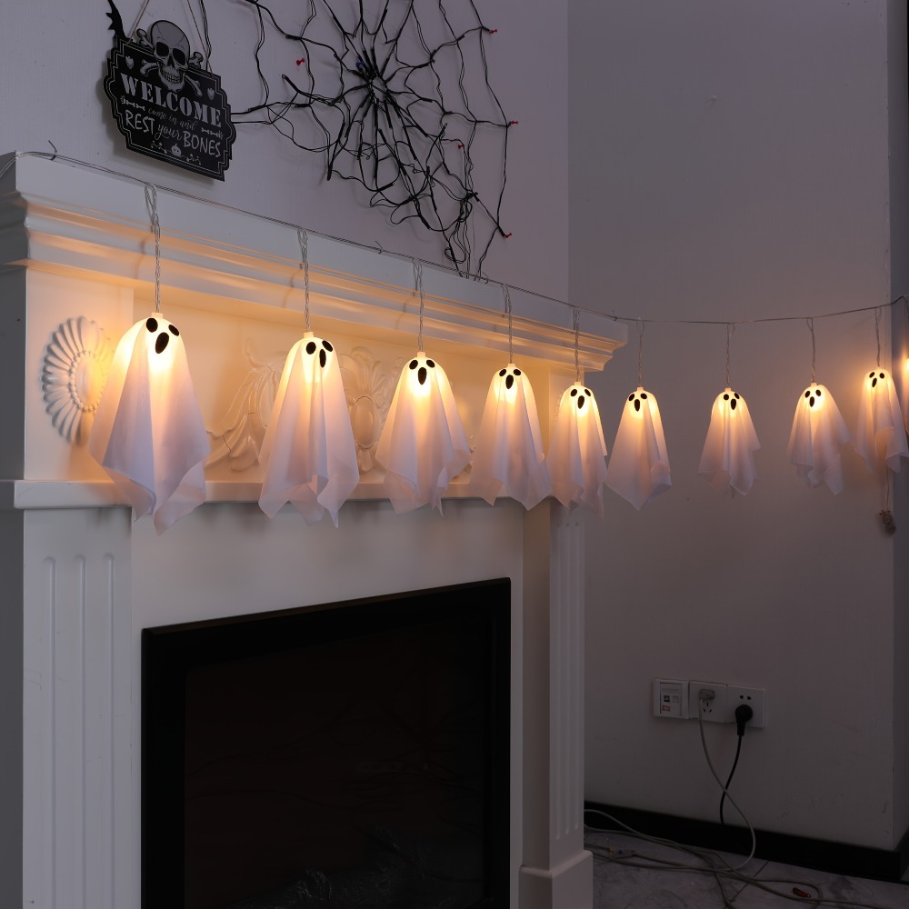 Led Fairy String Lights - 1 set van 10 Halloween hangende